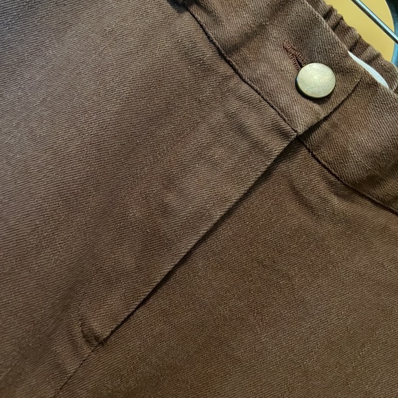 OAK + FORT 4218 Brown Pants - Picture 5 of 13